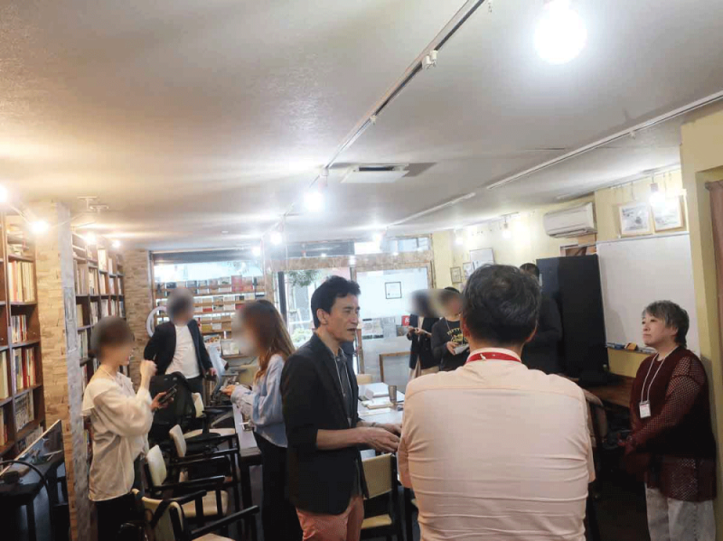 コーヒーブレイクしているところ