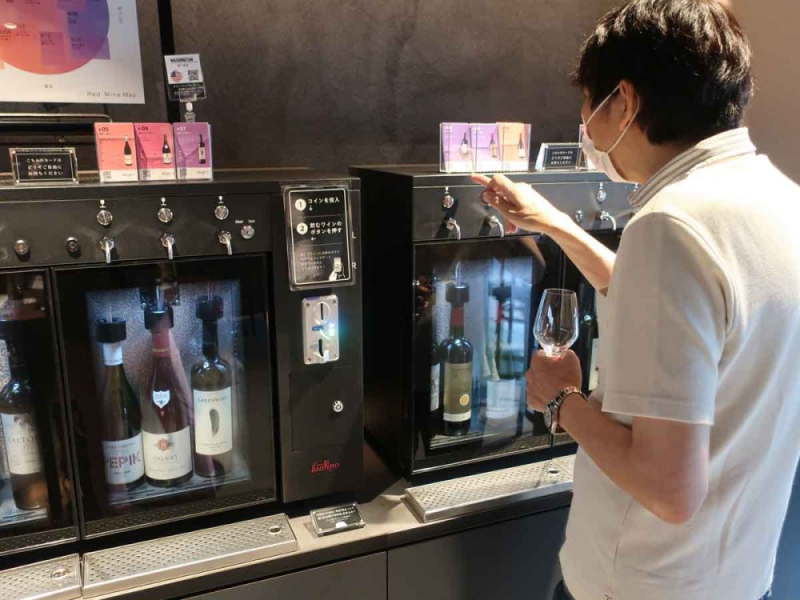 ワインの自動抽出器